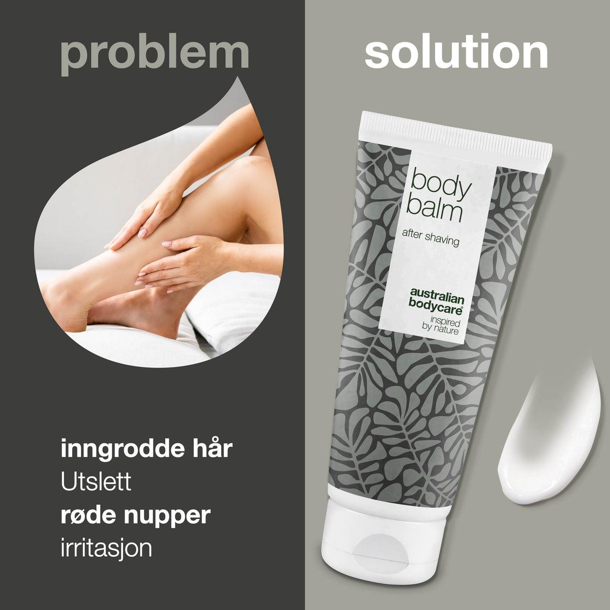 Flaske med Australian Bodycare Aftershave Balm