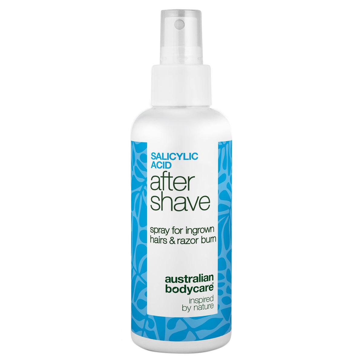 Flaske med Australian Bodycare Salisylsyre After Shave Spray